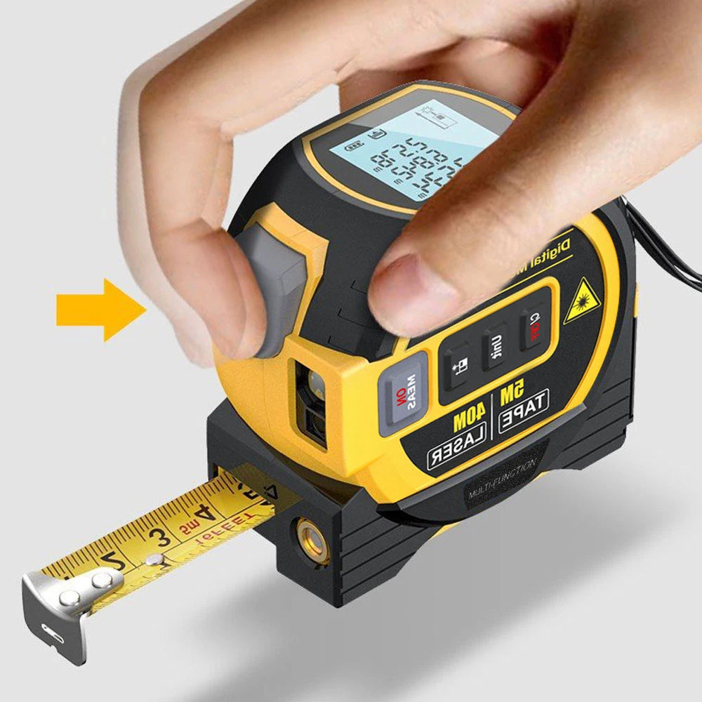 ManCrafters™ Laser Tap Measure 3 in 1